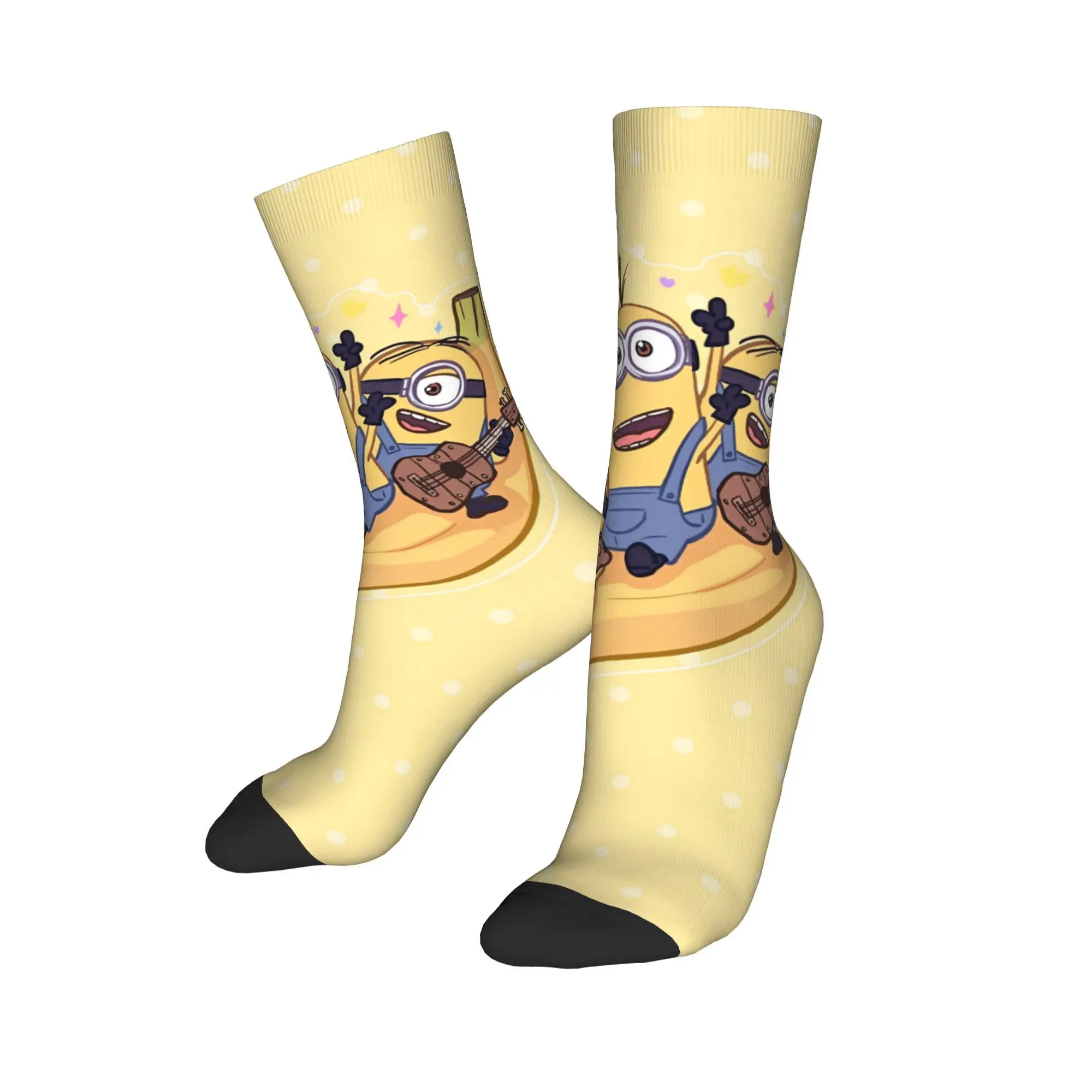 Носки Kawaii с миньонами из Гадкий я модные мужские носки новинка спортивные