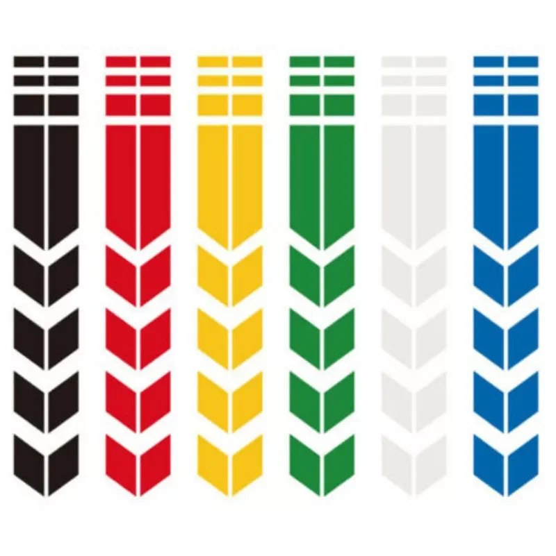 

Motorcycle Arrow Stripe Stickers Fender Paste Waterproof Oilproof Reflective Universal Motorbike Tape Decal