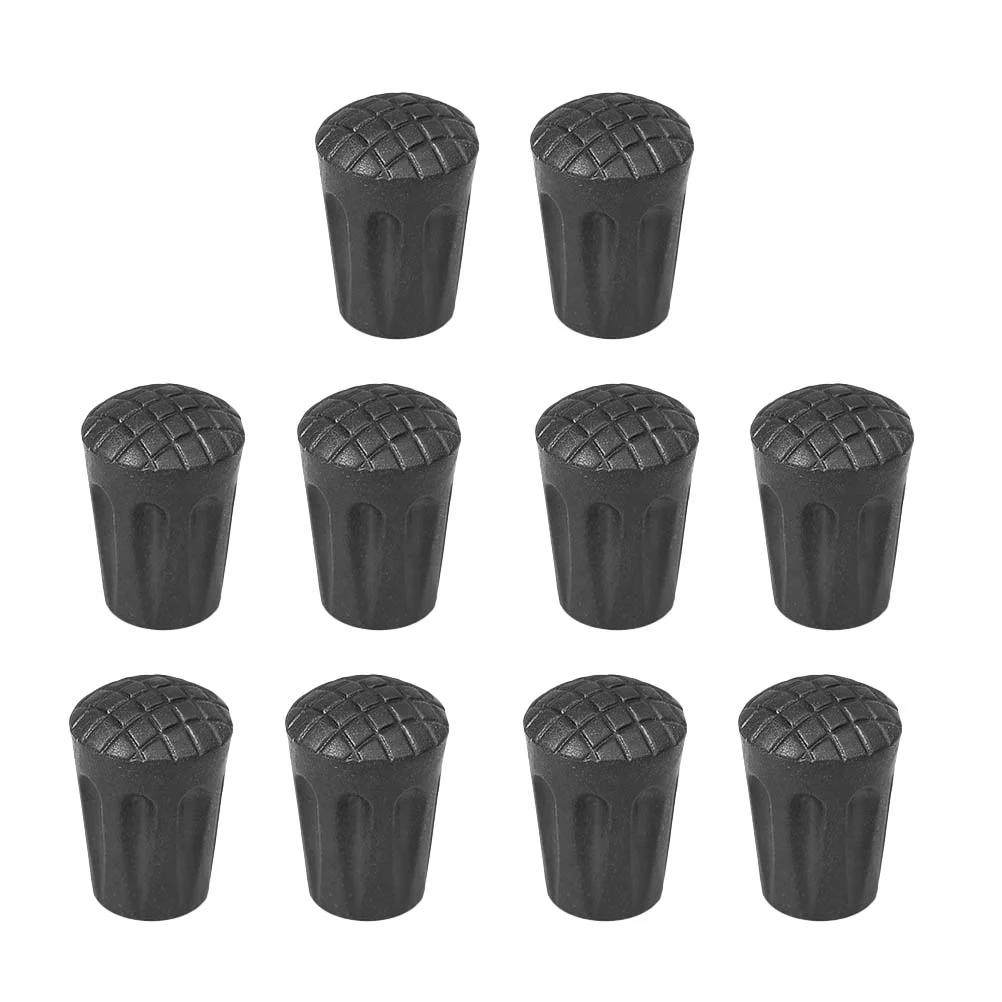 

10PCS Sturdy Covers for Alpenstock Rubber Protection Covers for Alpenstock Tip