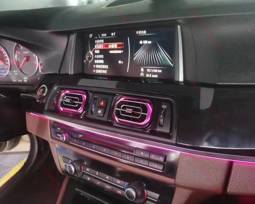 9 цветов Автомобильные светодиодные вентиляционные отверстия для BMW 3/4/5 серии