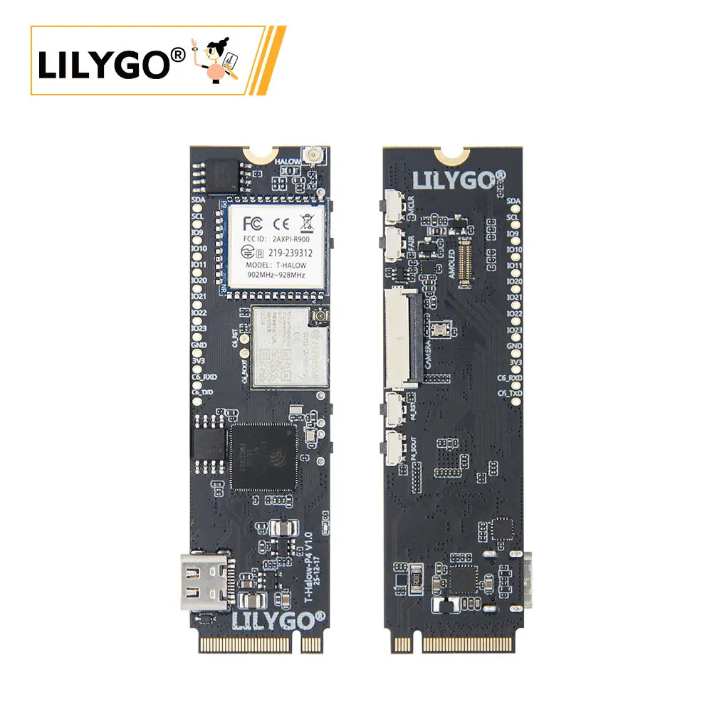 Фото LILYGO T Halow P4 ESP32 P4 C6 M2 Слот для камеры, интерфейс Wi-Fi, Bluetooth №1