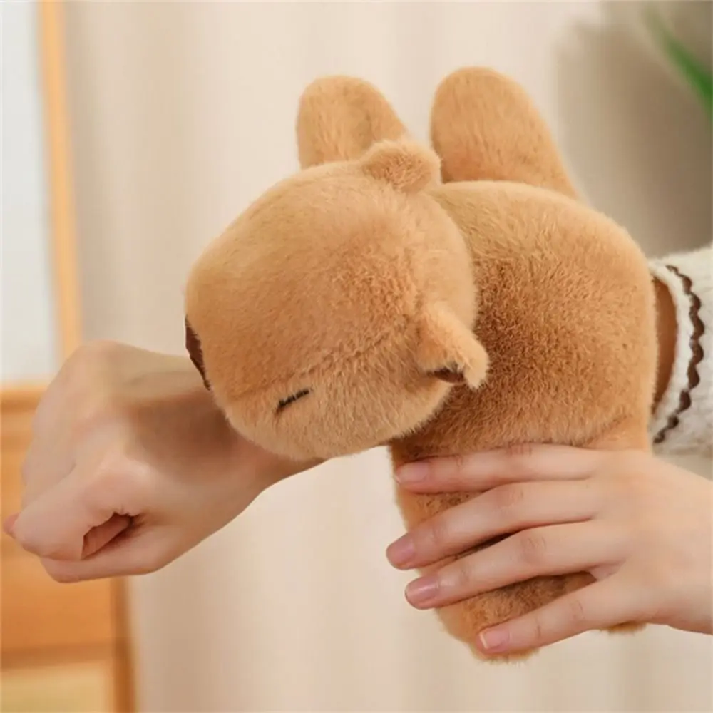 Браслеты в виде панды капфибара енот плюшевая кукла хлопающий браслет