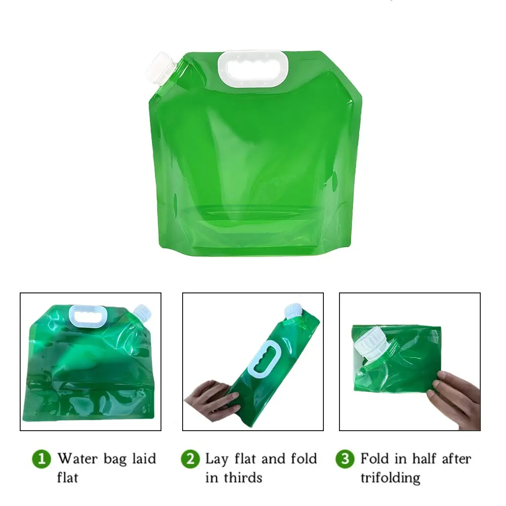 Складной спортивный походный чайник утолщенный устойчивый к царапинам 5 л