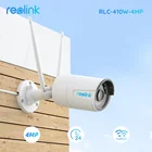 Reolink камера WiFi 4MP Беспроводная 2,4G5Ghz Onvif инфракрасная камера ночного видения IP66 Водонепроницаемая уличная RLC-410W-4MP видеонаблюдения