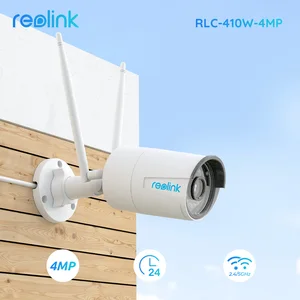 Reolink камера WiFi 4MP Беспроводная 2,4G5Ghz Onvif инфракрасная камера ночного видения IP66 Водонепроницаемая уличная RLC-410W-4MP видеонаблюдения