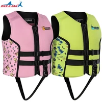 2022 new neoprene life jacket childrens buoyancy vest water sports swimming aid boating surfing rafting safety life jacket