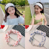 2022 summer chiffon princess hairbands headband gifts children girls hair head bands accessories headdress headwear scrunchies