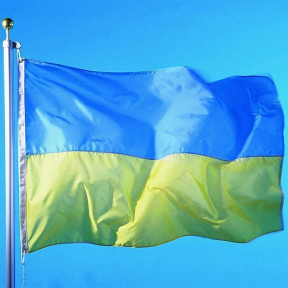 Украшенный флаг высшего качества украшенный украинским баннером размер 3 Х5