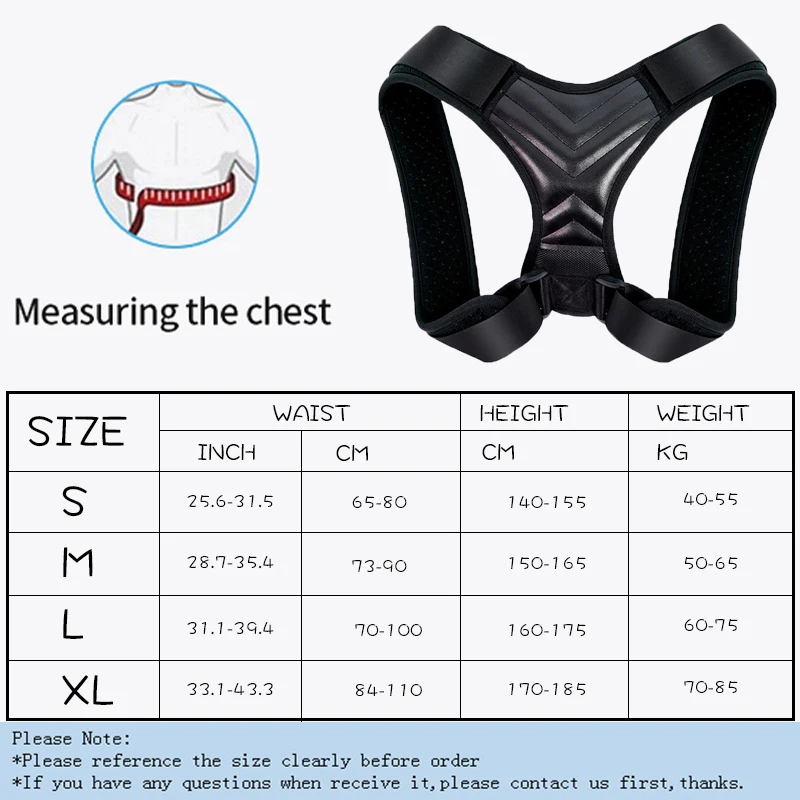 

Adjustable Medical Clavicle Posture Corrector Men Woemen Upper Back Brace Shoulder Lumbar Support Belt Corset Posture Correction
