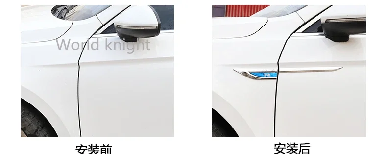 Наклейки на боковое крыло автомобиля Chery Tiggo 7 Pro 2018-2020