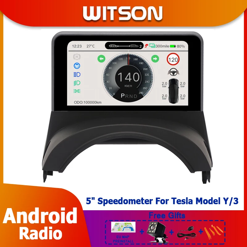 Автозапчасти автомобильный спидометр дисплей 5 дюймов для Tesla Model Y 3 рулевое