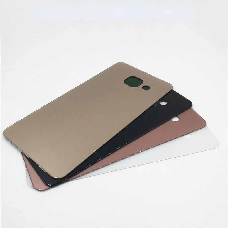 

Новый задний корпус для Samsung A3, A310, A5, A510, A7, A710, A9, A910 2016, задняя крышка батарейного отсека, стеклянная крышка на клейкой основе