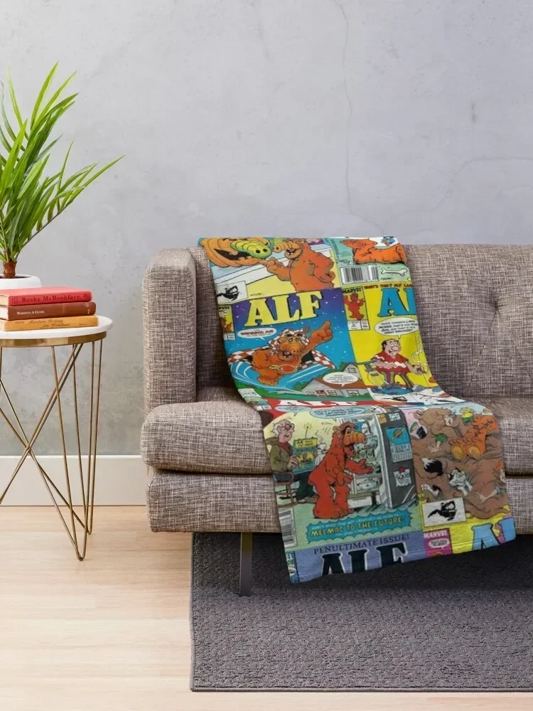 Alf плед одеяло персонализированный подарок термобелье для путешествий кровать