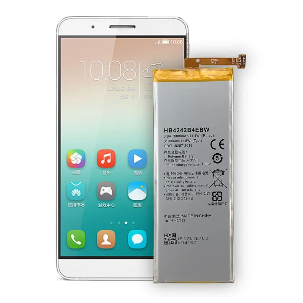 Аккумулятор HB4242B4EBW 3100 мАч для Huawei Honor 6 4X 7i H60-L01 H60-L02 H60-L11 H60-L04 Che2-l11 аккумуляторы