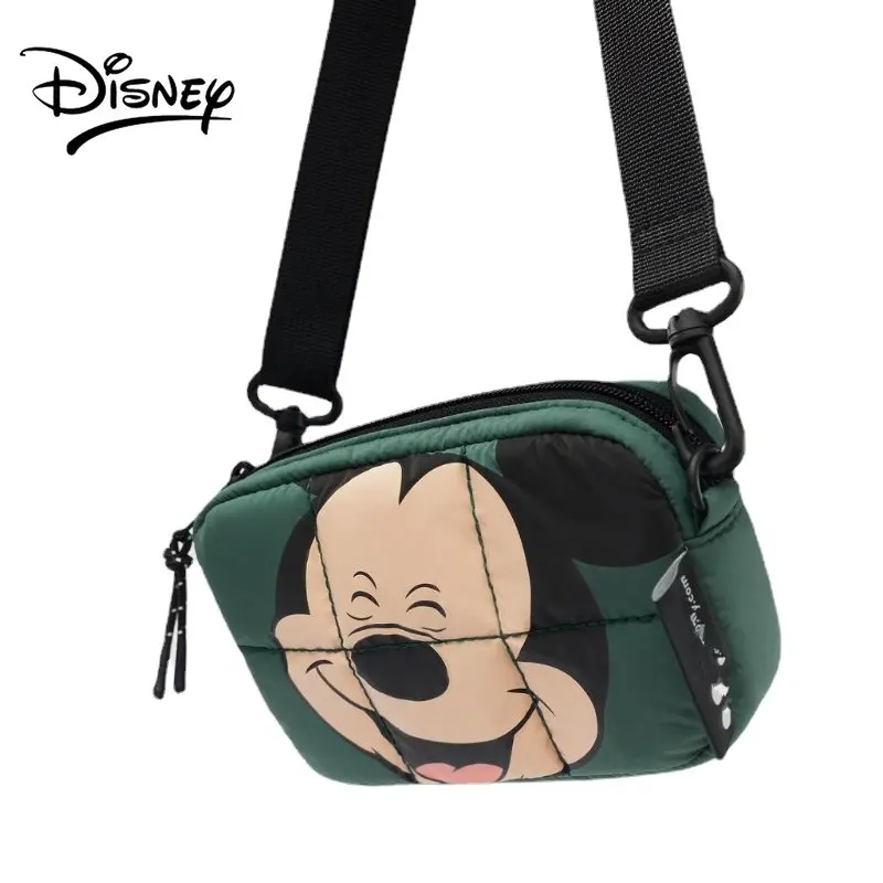 Disney Mickey Mouse Crossbody Bag Lightweight Two Colors for Girls Cartoon Cute Single Room Shoulder Bag Lightweight