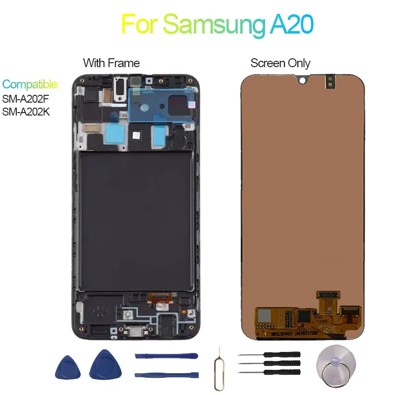 Быстрая доставка: Дисплейный модуль (LCD+тачскрин) для Samsung A20 (SM-A205FFNGNYNGWUSDLU1) – Замена экрана A20 (art.: 3920da8635783) - 3920da8635783