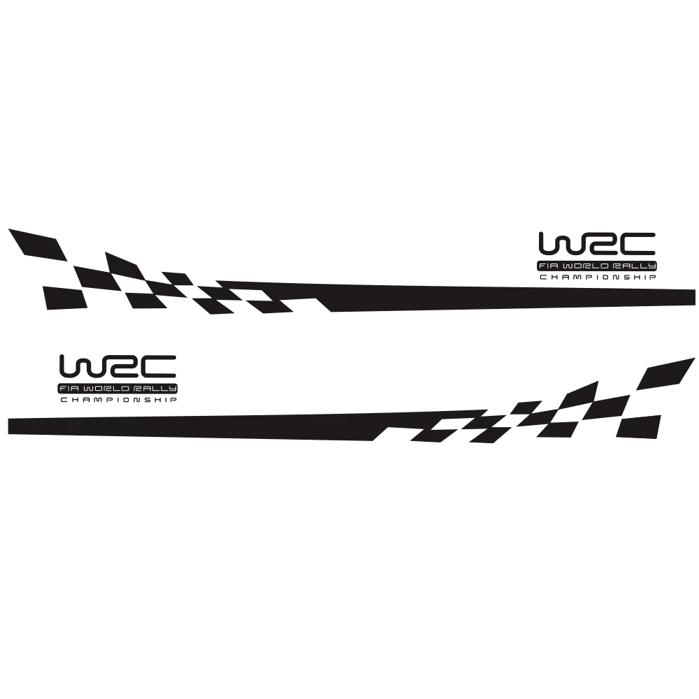 4PCS Fashion car grid fringe pattern sticker for Opel OPC Mokka Astra Vectra KIA RIO SPORTAGE vinyl PICANTO door accessories - купить по