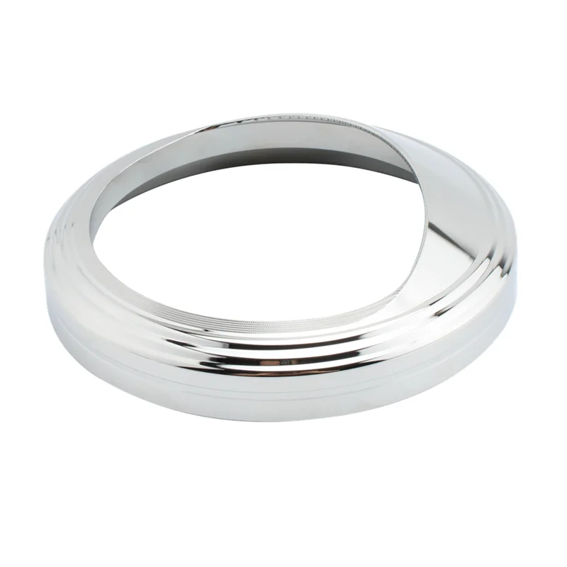 

5-дюймовые Спидометр отделка кольцо козырьки для Harley Heritage Softail Road King Fat Boy Deluxe Electra Glide Dyna Серебряный