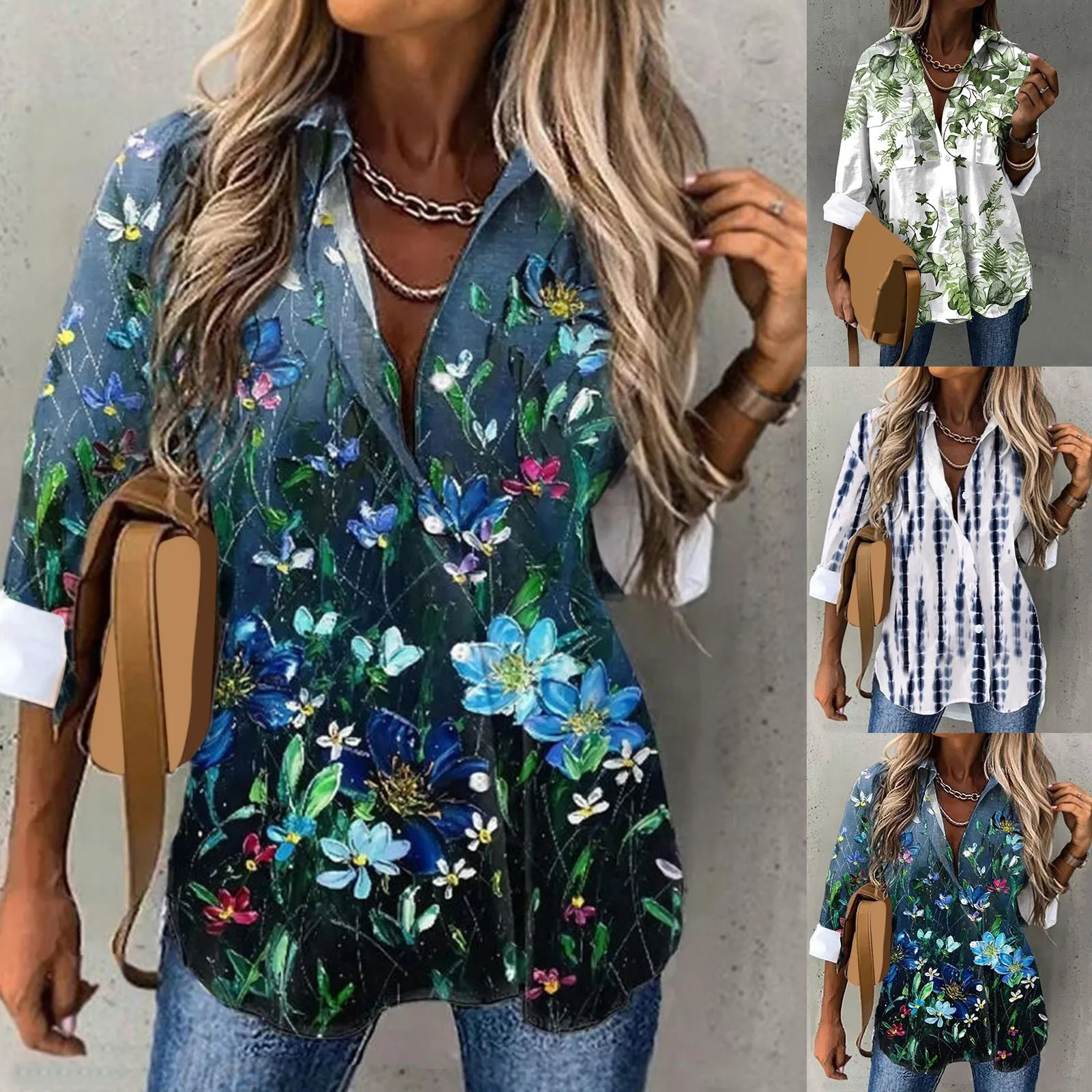 

Women Elegant Top Shirt Long Sleeve Turn Down Collar Button Winter Running Base Layer Women Womens Long Sleeve V Neck T Shirts