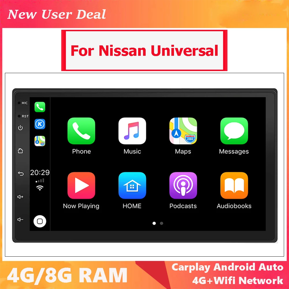 Android 12 0 Автомобильный мультимедийный плеер радио для Nissan Tiida Sunny Qashqai Note Pathfinder X Trail