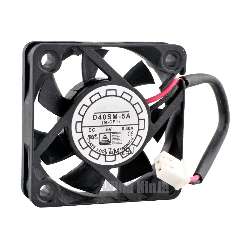 D40SM-5A 4 см 40 мм вентилятор 40x40x10 DC5V 0 40A 2pin 6000 об/мин высокоскоростной охлаждающий для