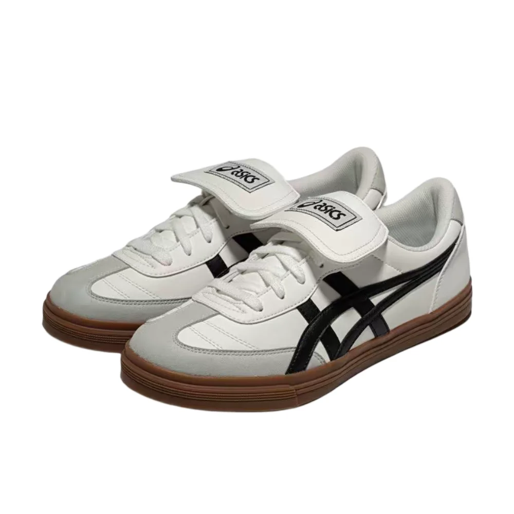 Фото Кроссовки ASICS Aaron 2.0 низкие, белые, удобные, нескользящие, с тонкой подошвой, прочные, унисекс, стильный дизайн, модель 1203A720-100 №3