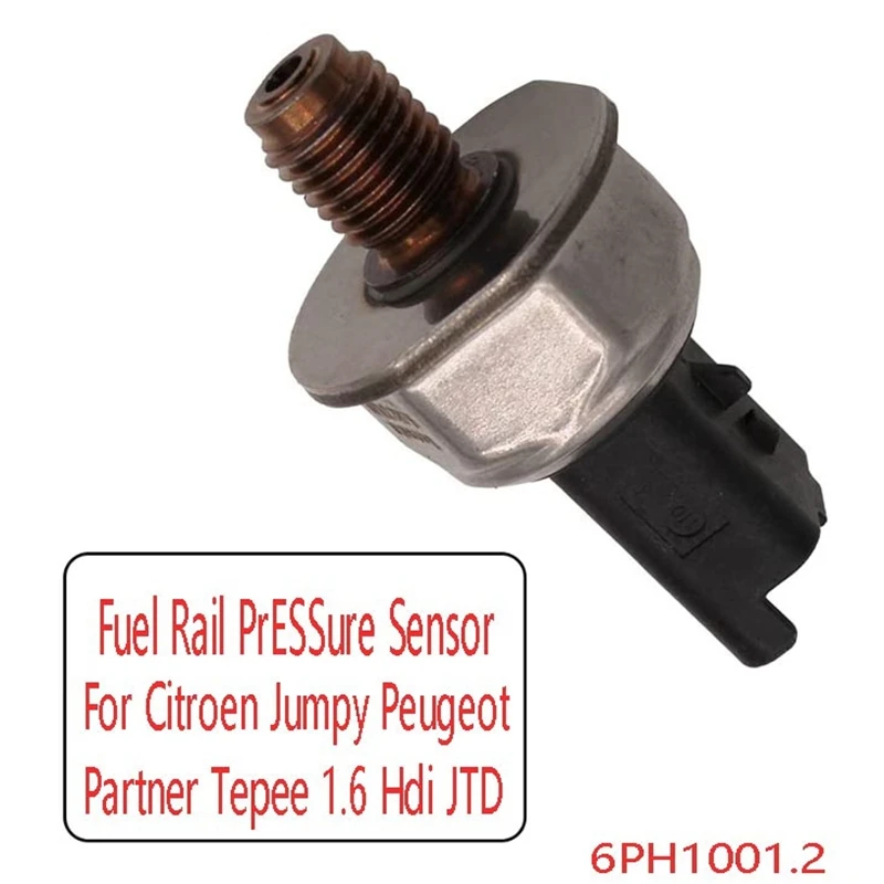 

Car Fuel Rail Pressure Sensor Intake Air Pressure Sensor for Citroen Jumpy Peugeot Partner Tepee 1.6 Hdi JTD 6PH1001.2