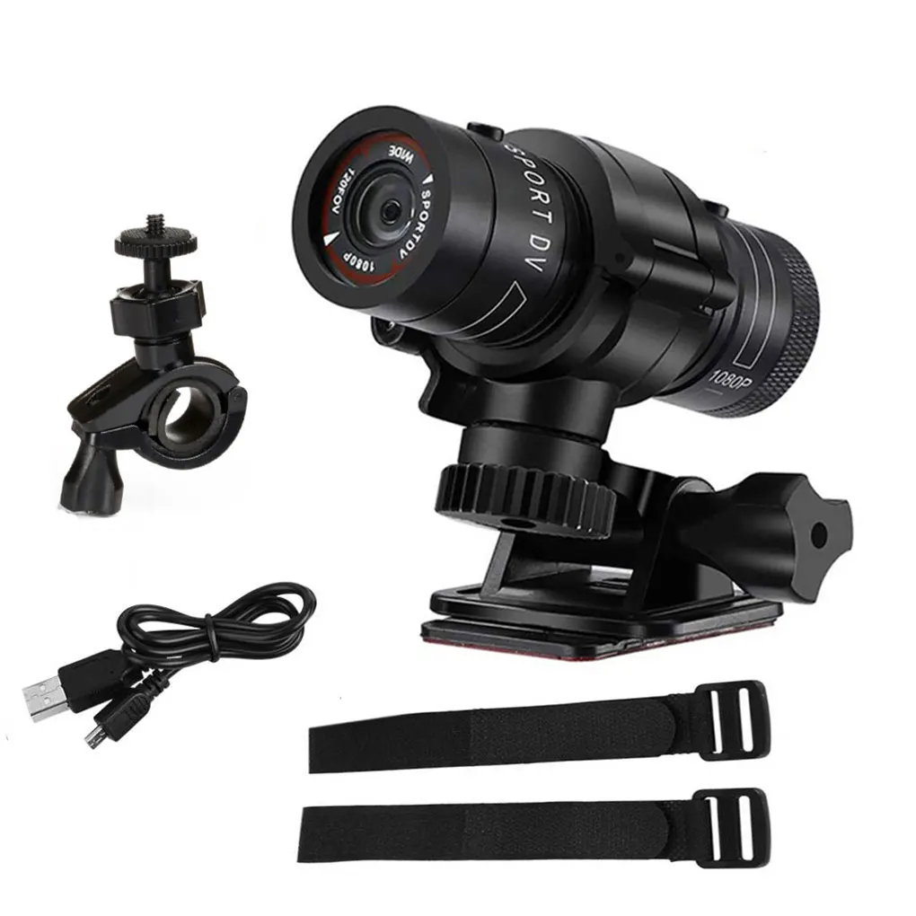 

Alloy Motorbike Helmet DVR Video Camera 600mAh Battery Powered 120 Degree 1280x720P Mini Outdoor Bicycle Camcorder