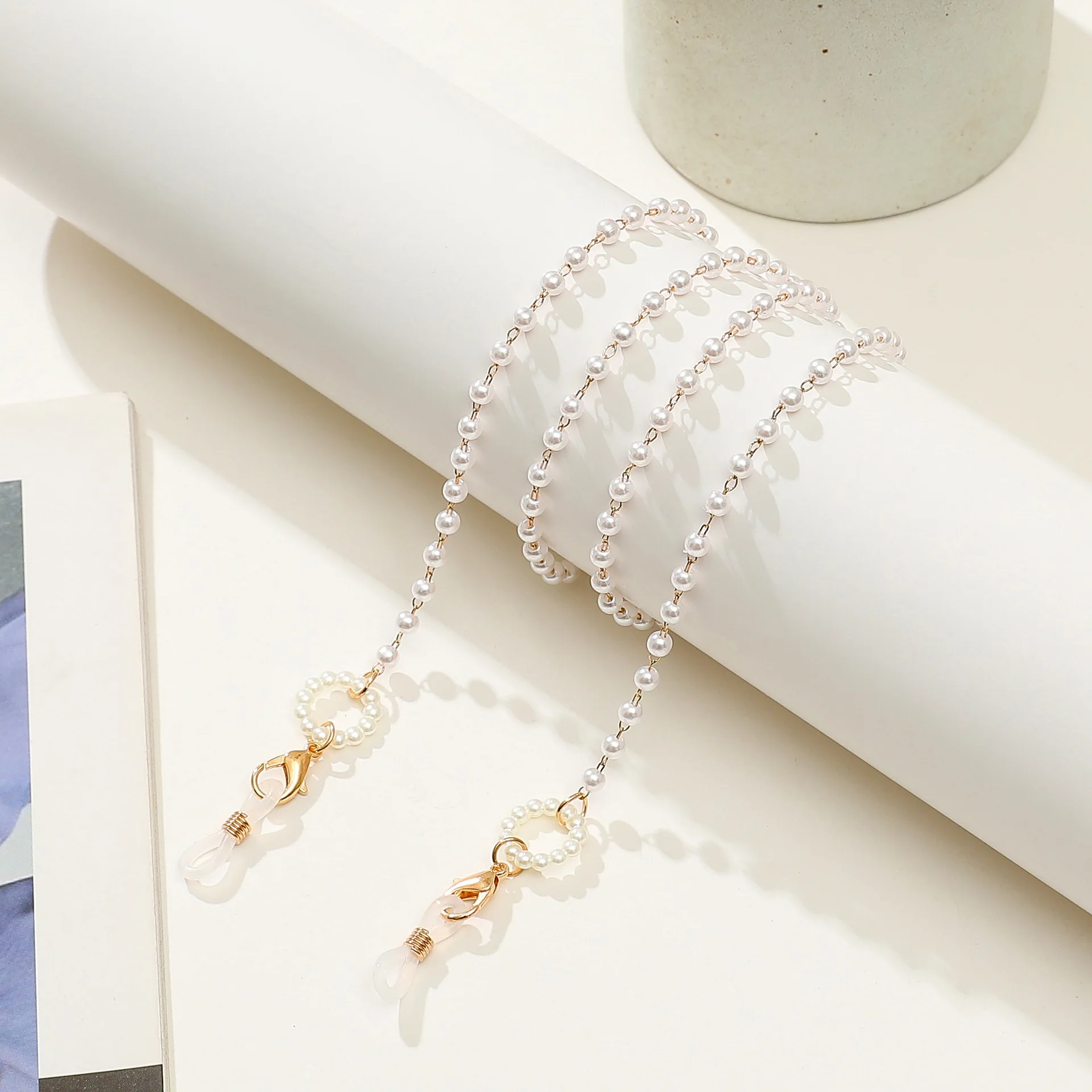 

Fashion Pearl Glasses Chain On Sunglasses Mask Strap Lanyard For Women Vintage Holder Necklace Jewelry 2022 New Dropshiping