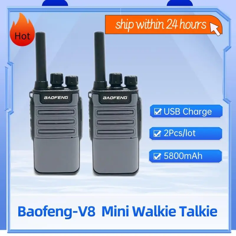 

2 шт./партия, портативная рация BaoFeng