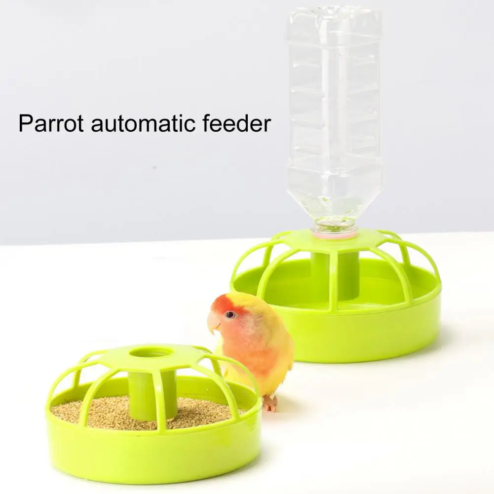 

Кормушка для попугаев прочный износостойкий контейнер для еды с защитой от протекания курицы птицы