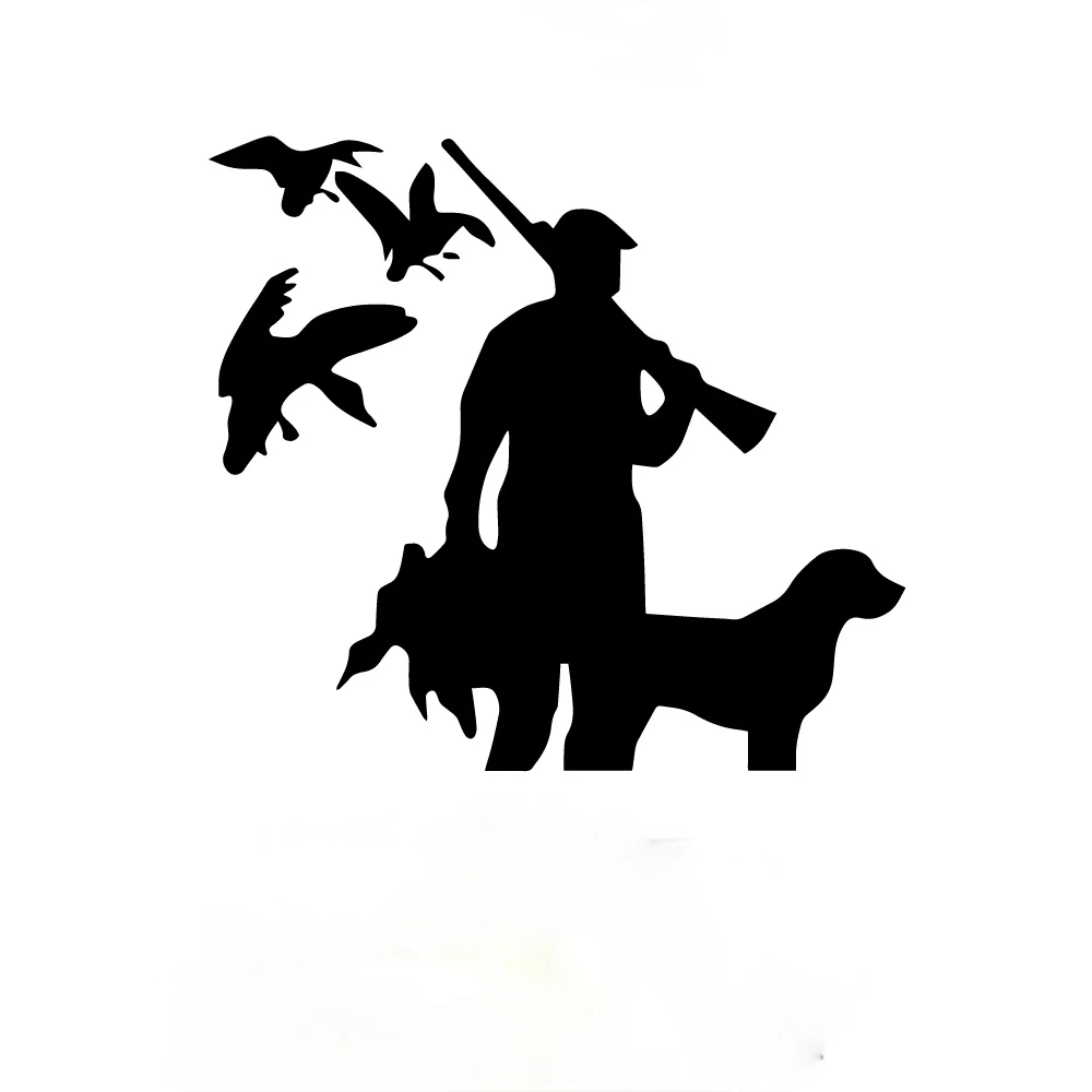 

Creative Hunting Duck Fashion Boutique Car Stickers PVC High-quality Bumper Body Window Waterproof Decoration Exquisite Decals