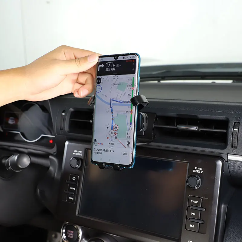 

Черный Автомобильный держатель для вентиляционной решетки для Toyota 86, Subaru BRZ 2022, автомобильный держатель для телефона, подставка для GPS-навигации, автомобильные аксессуары