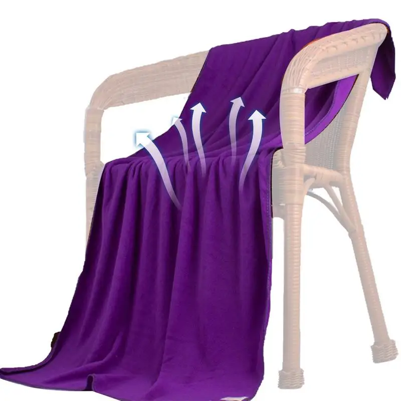 

Oversized Beach Towel Solid Color Bath Towels Microfiber Pool Towels-Lightweight Quick Dry Beach Towel For Women And Men