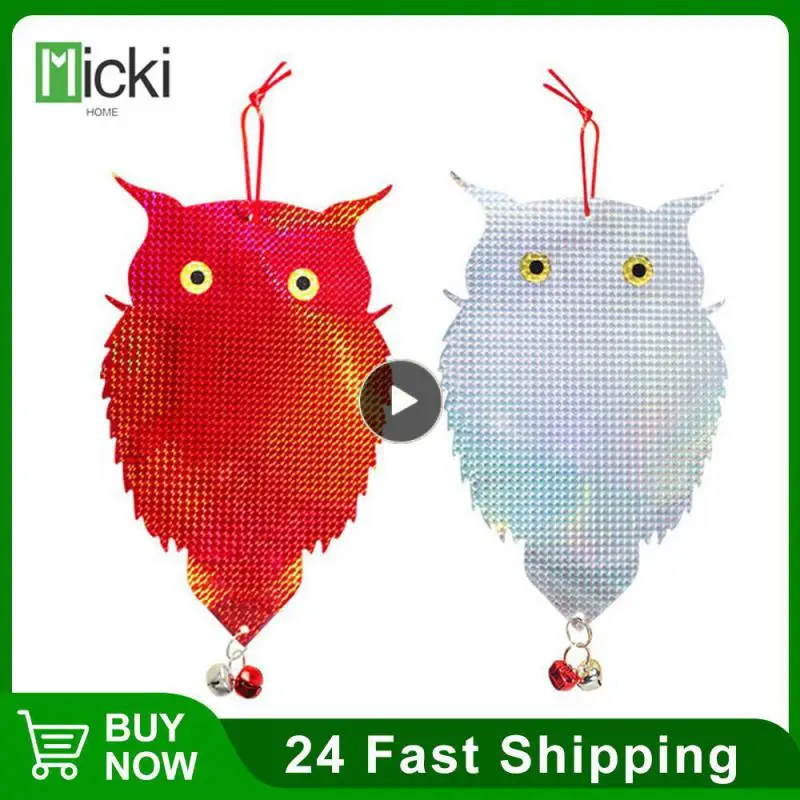 

Bird-repellent Owl Agricultural Orchard Balcony Bird Repellent New Owl Shape Garden Bird Repellent Double-sided Laser Reflective