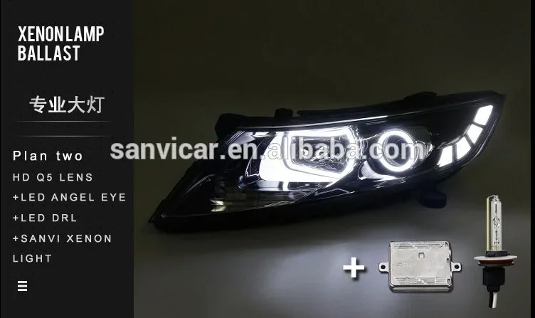 Гуанчжоу Kia K5 аксессуары автомобильные фары в сборе для KIA 2010-2013 с ксеноновыми