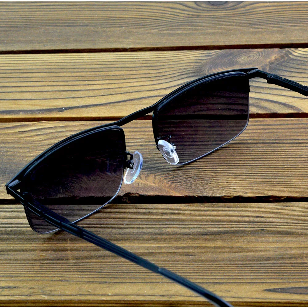 NOMANOV Два в одном прогрессивные градиентные серые солнцезащитные очки для чтения