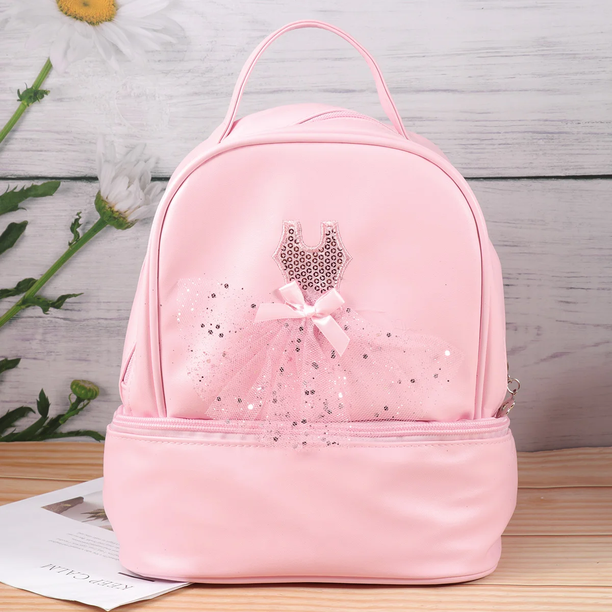 Ballet Girls Backpack Dance Kids Backpacks Little School Toddler Gifts Latin Dancing Tutu Shoe Toys Swimming Shoes Portable