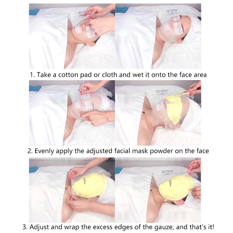 100 шт. одноразовая марлевая маска для лица спа салона красоты специальные