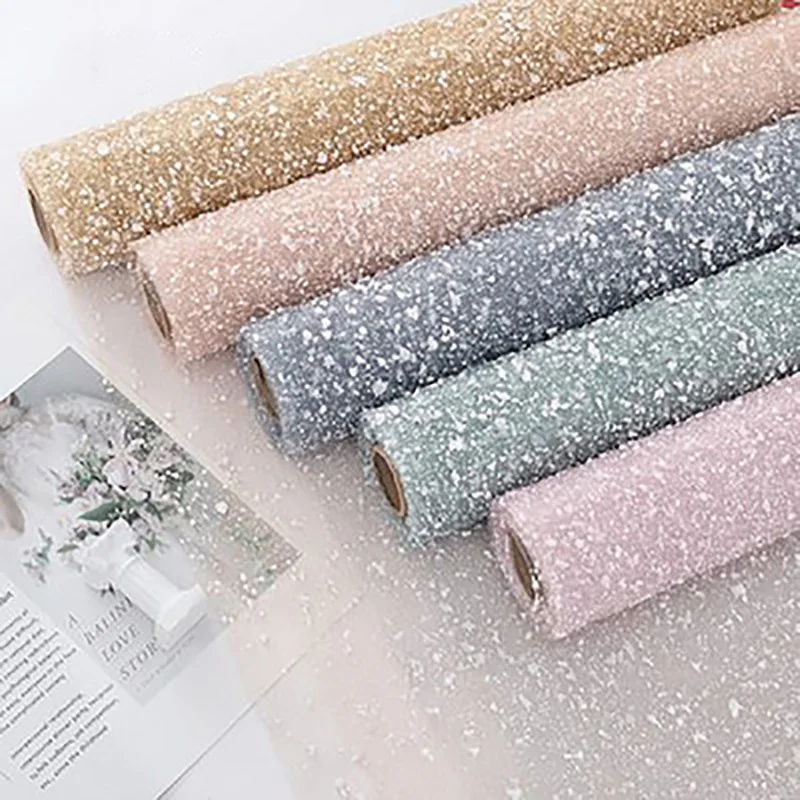 

Romantic Snow Dot Mesh Flower Packaging Paper Gift Wrapping Decorative Paper Diy Scrapbook Crafts Florist Wedding Bouquet Decor