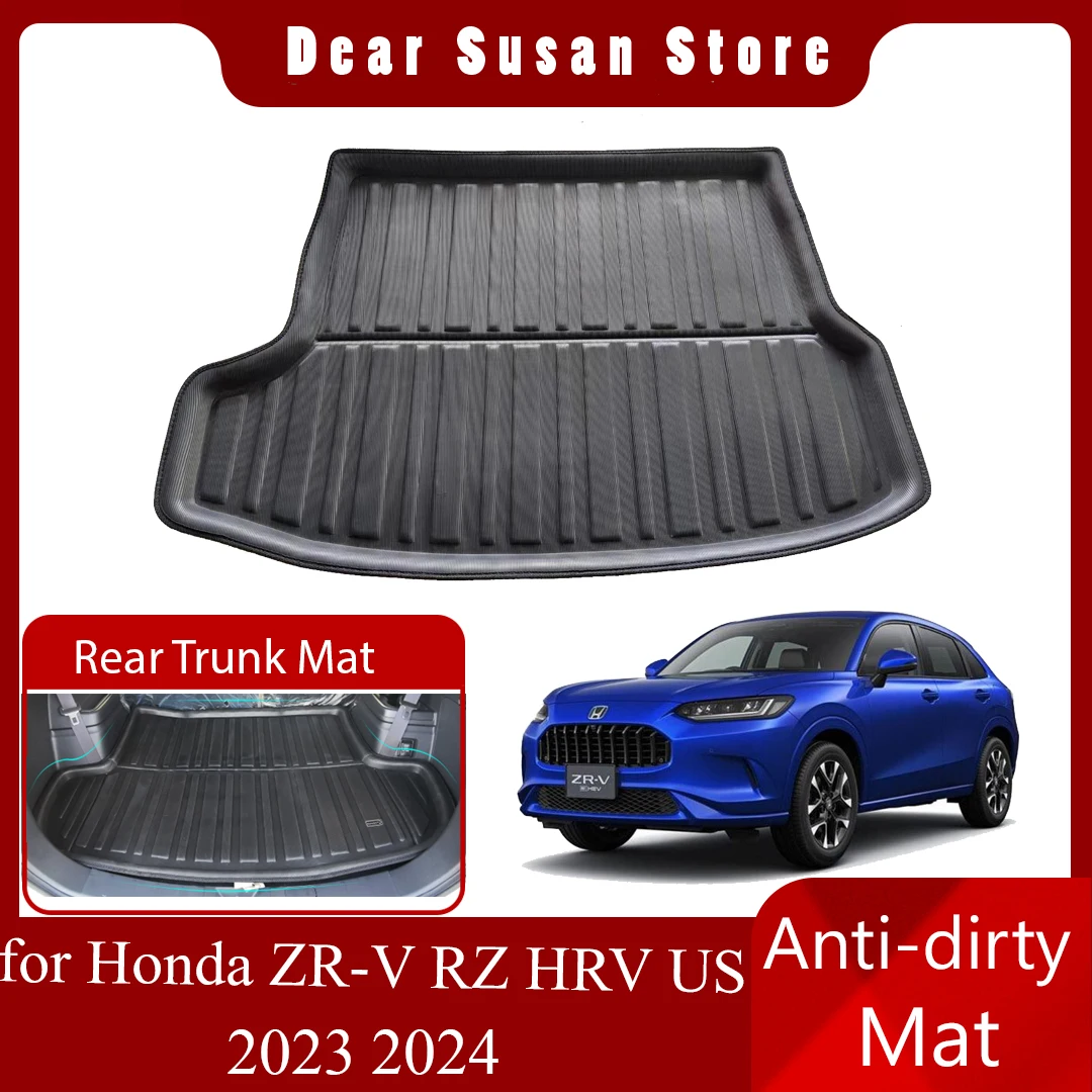 

Car Rear Trunk Mat for Honda ZR-V RZ ZRV HR-V HRV RZ2 US AWD 2023 2024 Tray Liner Floor Pad Space Boot Carg Cover Accessories