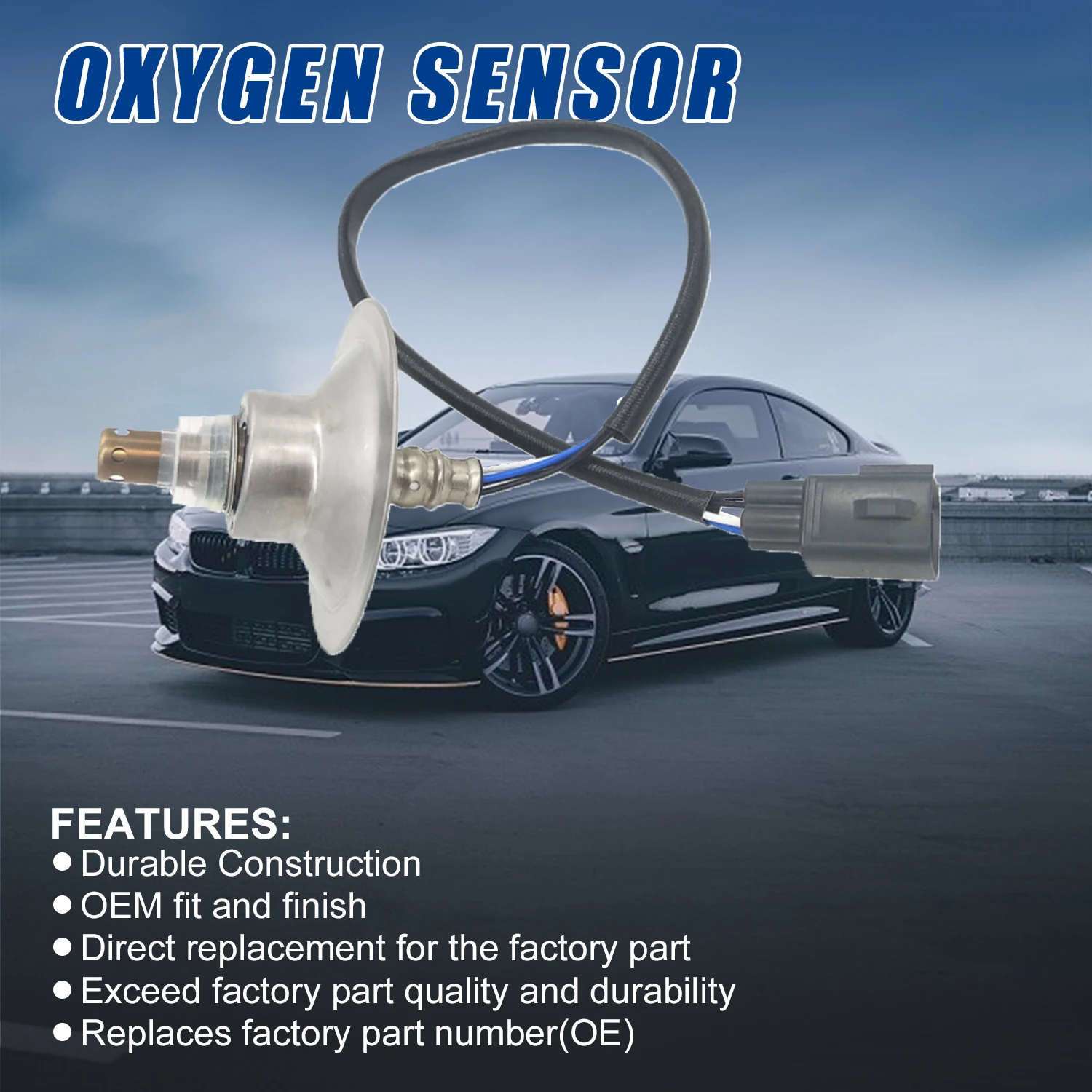 Ниже по потоку кислородный O2 Датчик Lambda 89465-12710 234-4801 для Toyota датчик положения