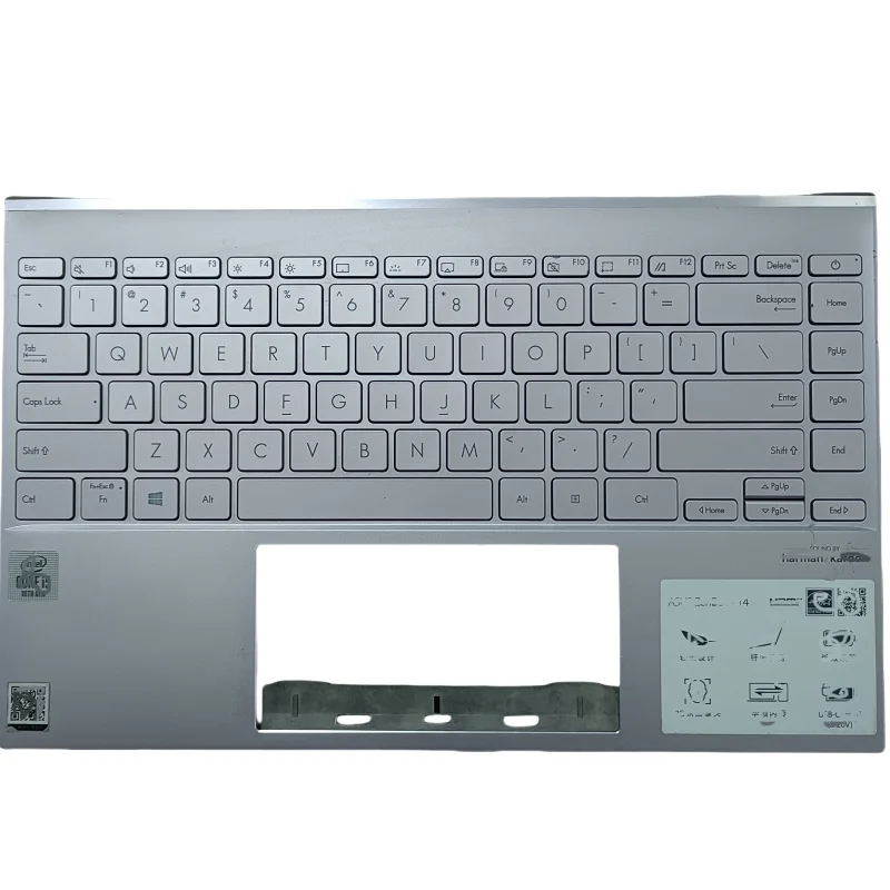 Фото Б/у оригинал для Asus ZenBook 14, UX425 UX425J UX425E U4700E UX425I UM425I U4700J, упор для рук, верхний чехол, разъем с подсветкой №2