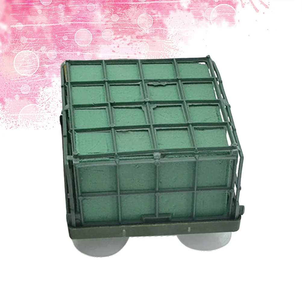 

Floralflower Cage Holder Fresh Weddingflowers Square Base Sucker Car Decoration Bowl Blocks Styrofoam Brick Mud Wet Arrangement