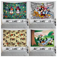 disney minnie mickey hippie wall hanging tapestries hanging tarot hippie wall rugs dorm decor blanket