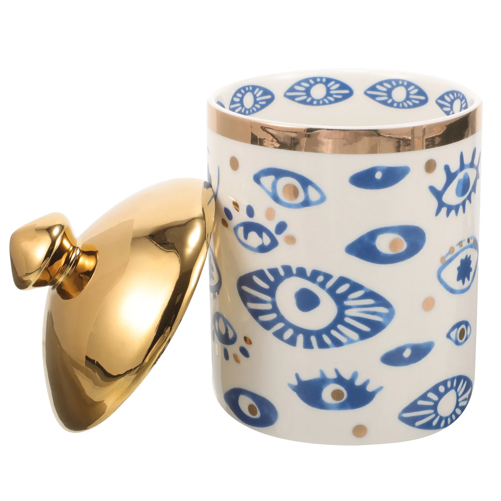 

Aromatherapy Jar Ceramic Holder Decorative Jar with Lid for Desktop