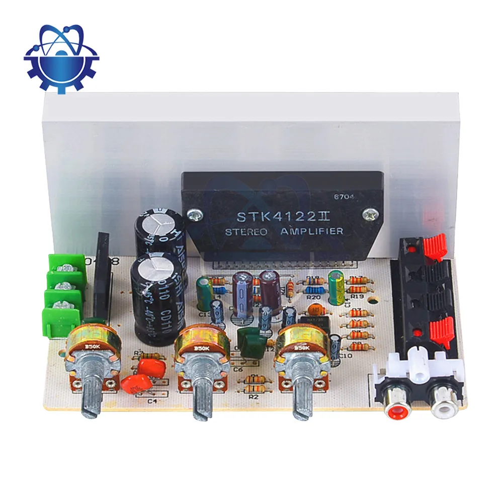 Детская Плата усилителя серии толстой пленки 2,0 канала STK, плата цифрового стереоусилителя звука, двойная деталь 50 Вт + 50 Вт