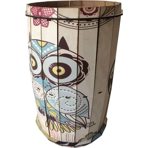 

Practical Decor Wooden Barrel Coffee Table Owl