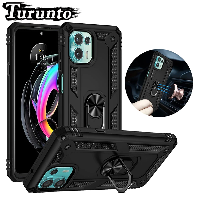 

Shockproof Ring Case For Motorola Edge 20Lite 20Pro 20 30Pro Anti-Drop Bracket Phone Case Back Cover For Moto Edge Plus Edges