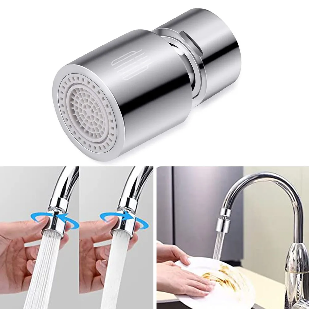360 Degree Kitchen Faucet Aerator Rotate Faucet Diffuser Female Thread Adapter Home Water Saving Tap Accessories
